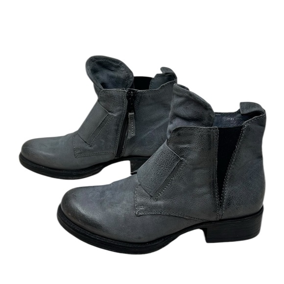 Miz Mooz Nicholas leather Booties in granite - Picture 3 of 7